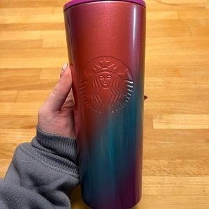 Metal Starbucks Cup